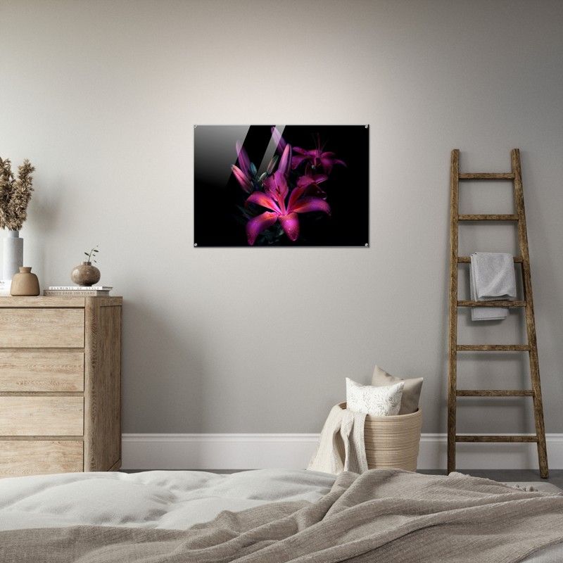 MAJESTIC FLOWER GLOSSY ACRYLIC PRINT product image (5)