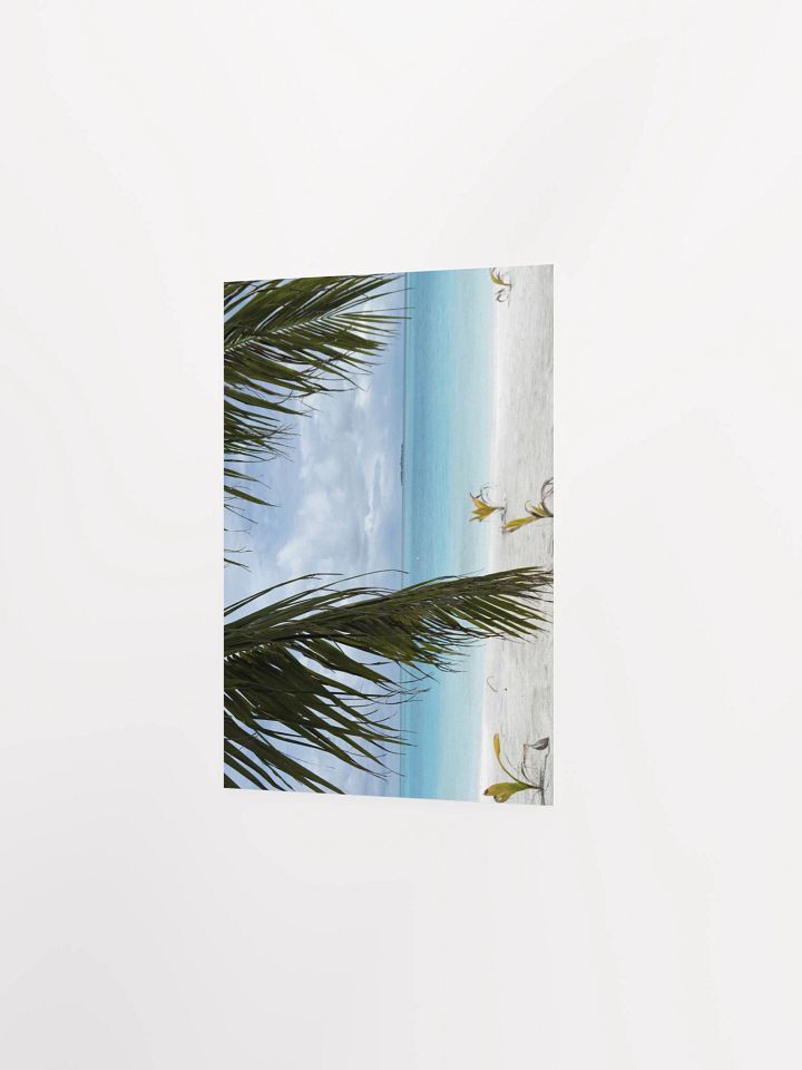 Maldives palm trees - Enhanced Matte Paper Poster product image (6)