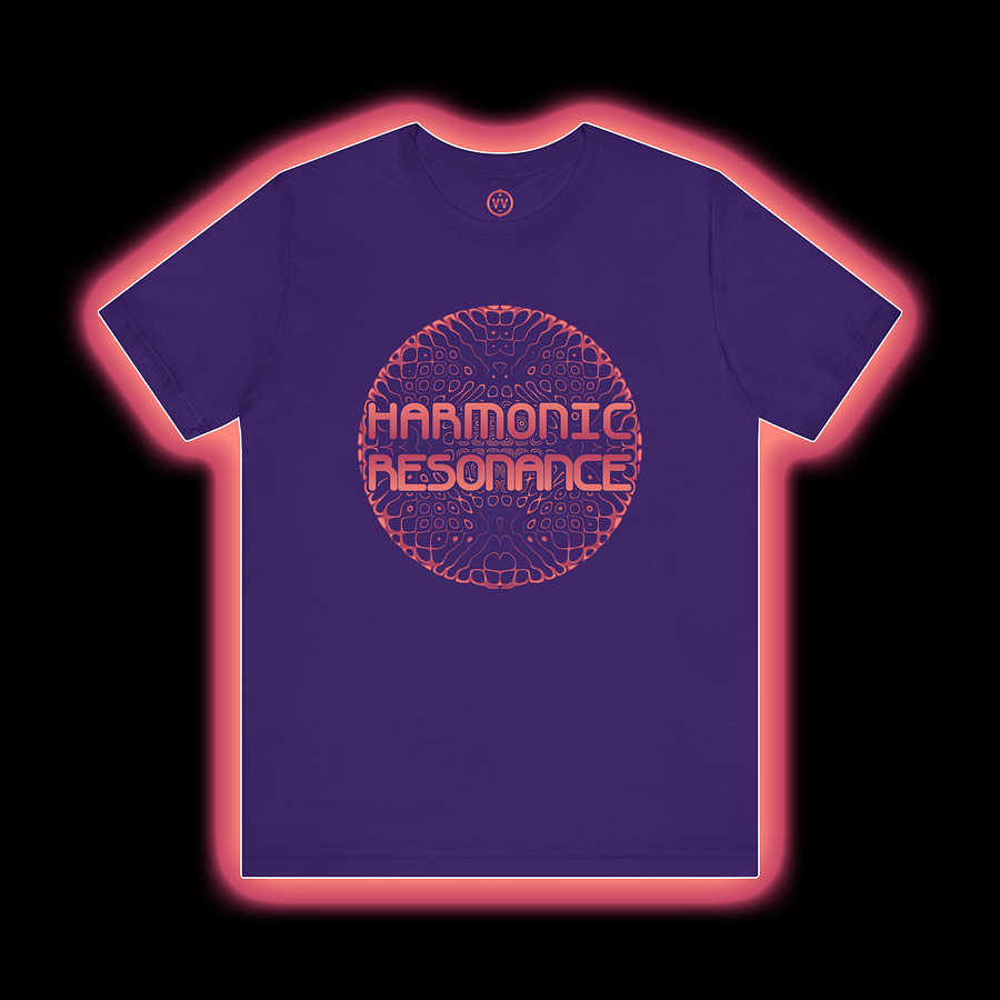 Synthesist Musician T-Shirt - Harmonic Resonance (Cymatics Sound Designer) FLAME PRINT product image (1)
