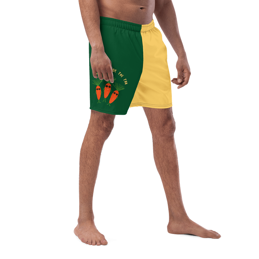 Fun in the Sun Carrot Print Swim Trunks product image (3)