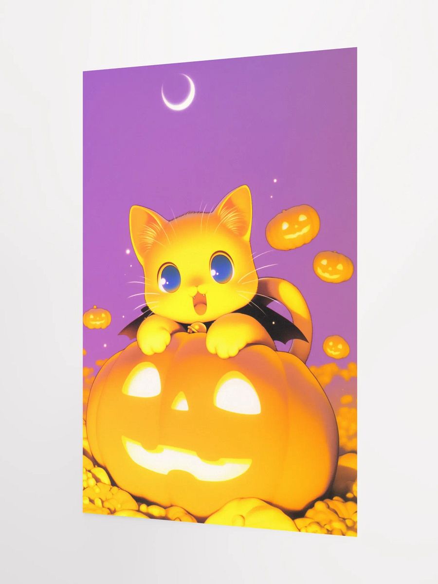 Whimsical Halloween Kitten Poster product image (3)