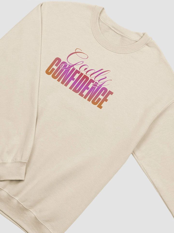 Godly Confidence Religious Inspiration Sweatshirt product image (2)