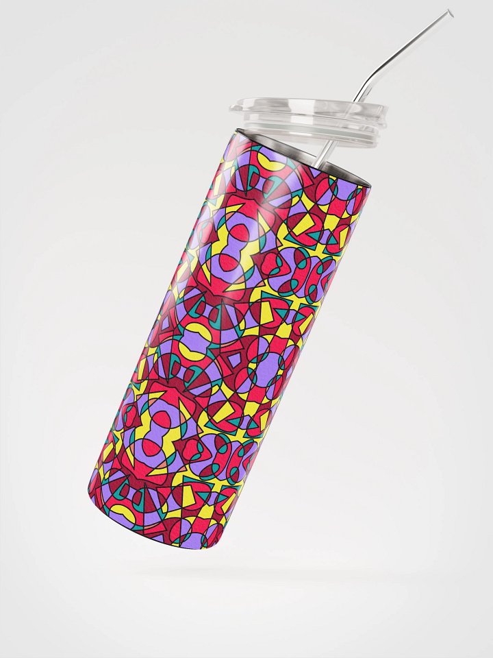 Retro Circus Ticket – Stainless Steel Tumbler product image (2)