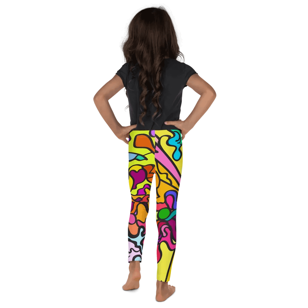 Energize in Color Kids Leggings - Wave at Sunset product image (2)