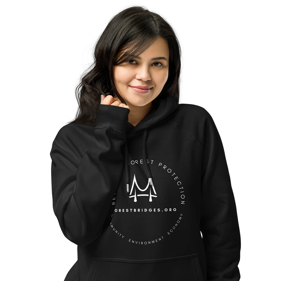 Forest Bridges Fall Colors Hoodies with Grayscale Emblem on Front product image (4)