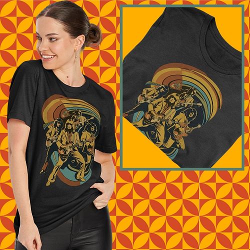 Right now I´m really inspired by retro band t-shirts 🙂

Link to buy in bio.

#70srock #70srocktshirt #70srockband #retrorockt...