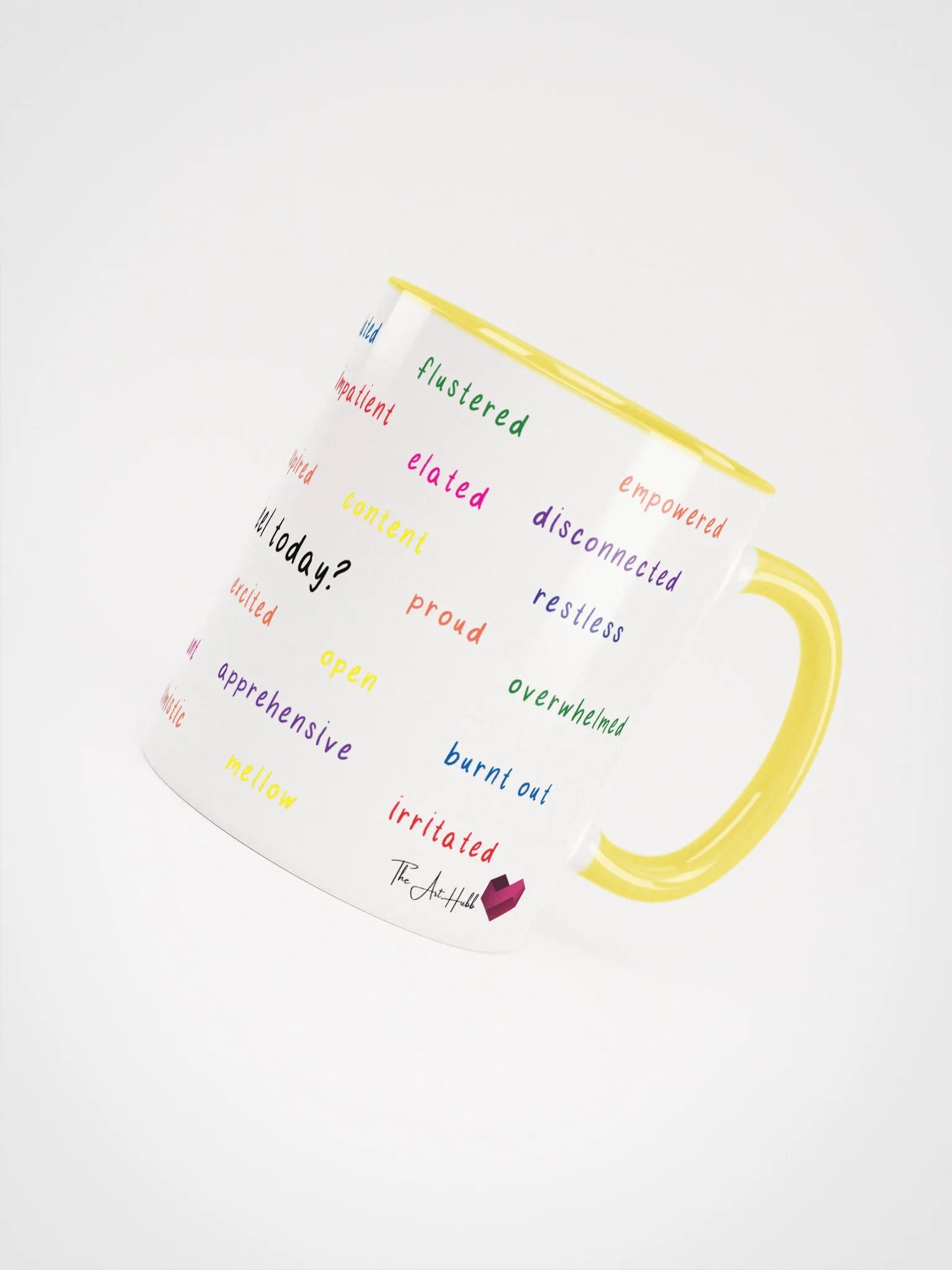 Feeling Words Mug with Yellow product image (4)