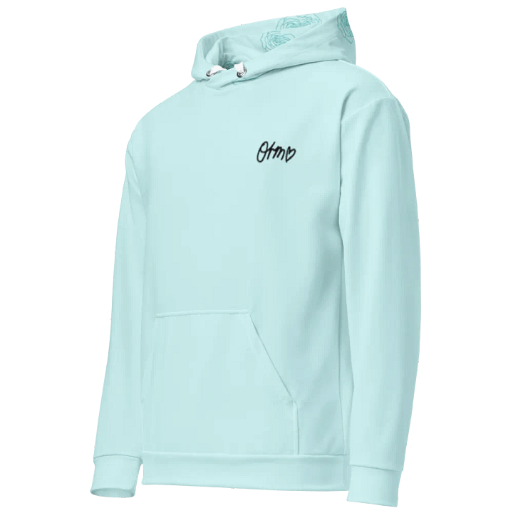 Orm Kornnaphat Rose Design Unisex Hoodie (Blue) product image (2)