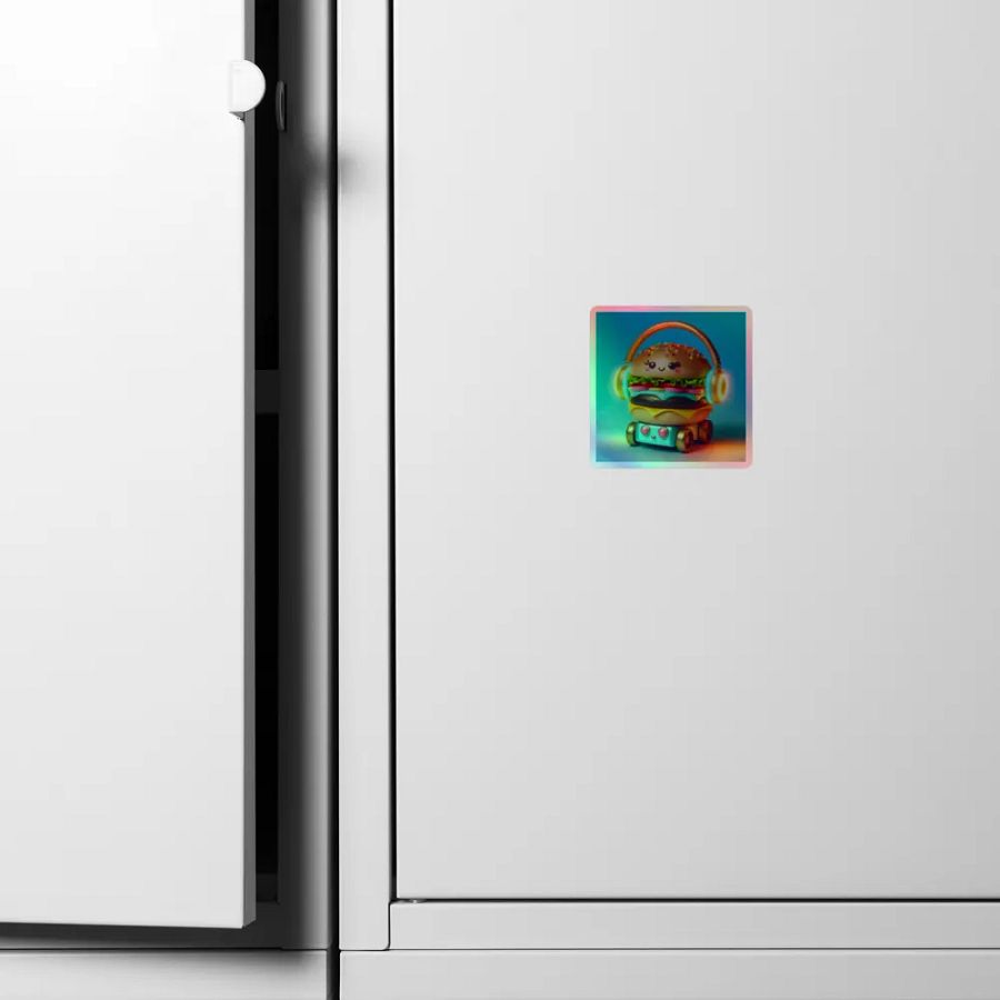 Whimsical Burger Beats Sticker Set product image (6)