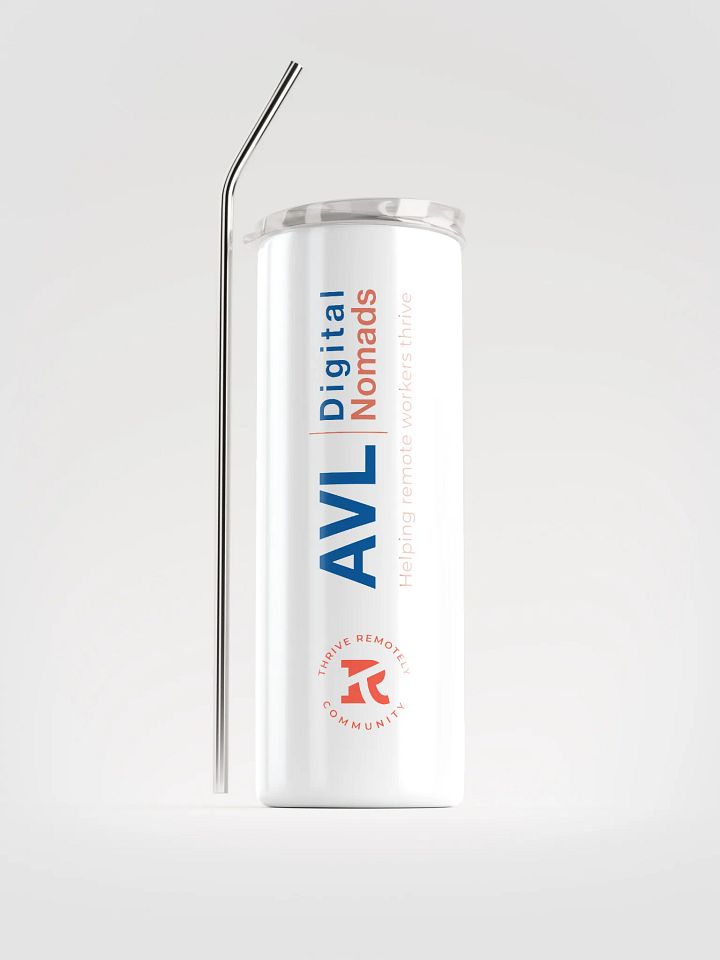 Stainless Steel Tumbler with Straw-AVL product image (1)