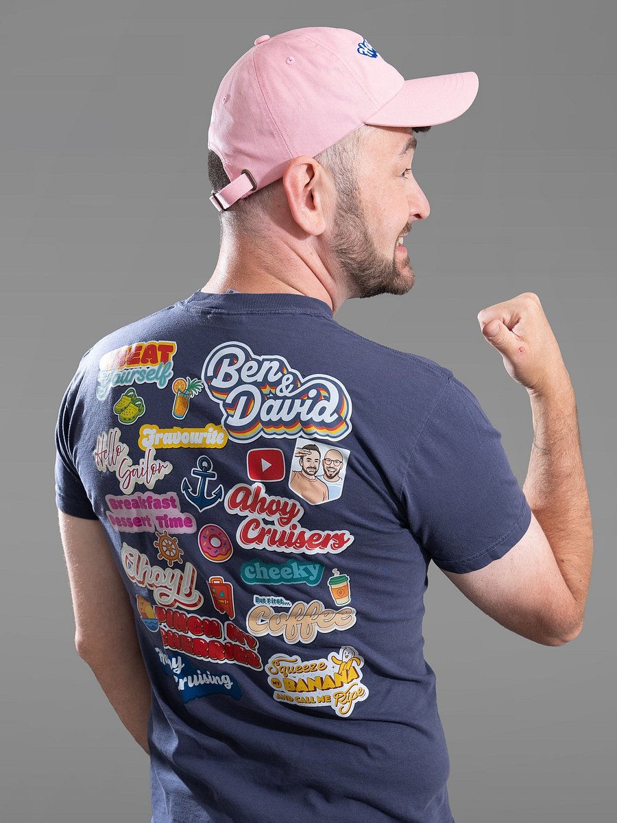 Men's Cruise With Ben & David Fun Sayings T-Shirt product image (1)