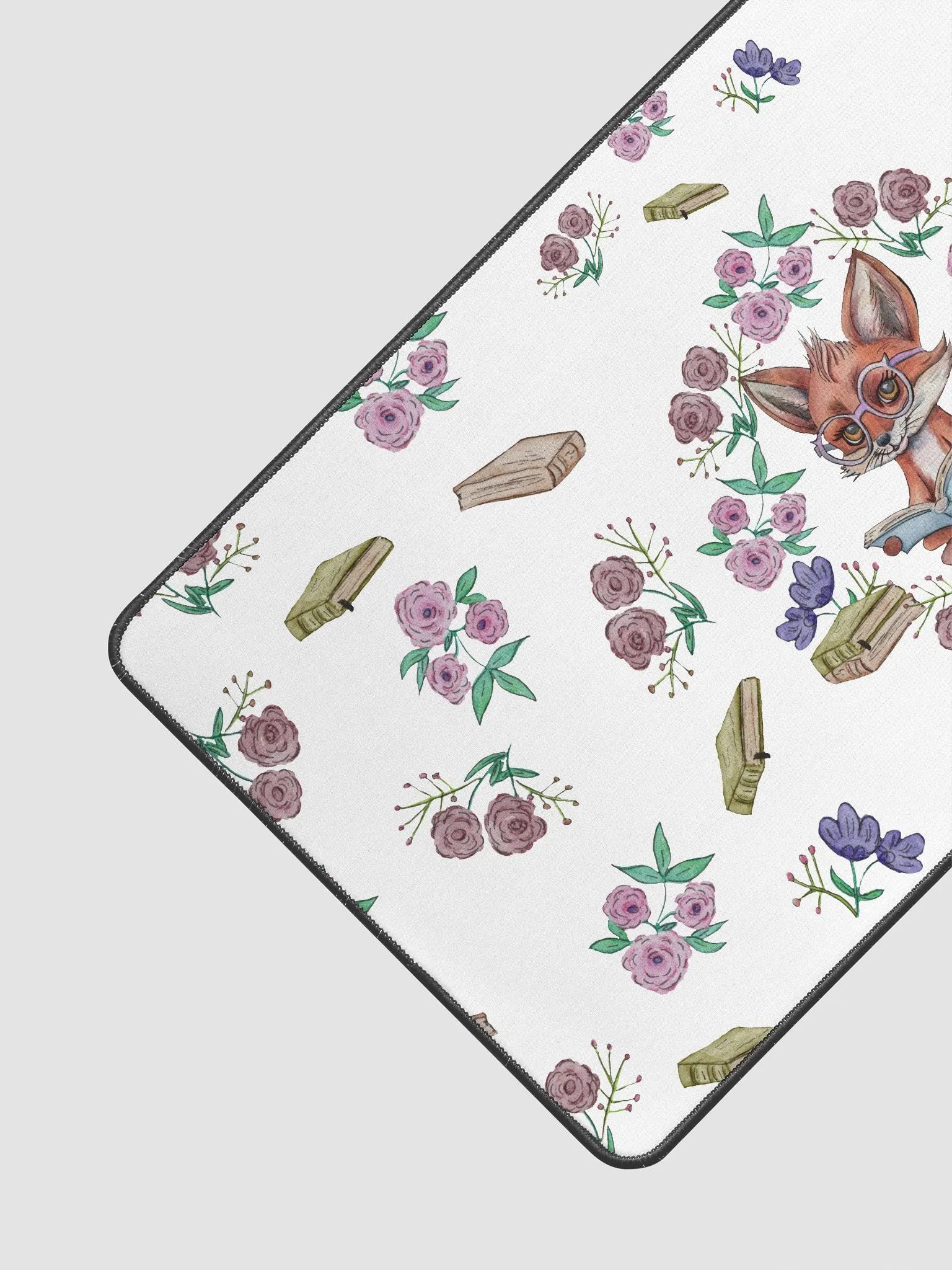 Book Smart Fox Desk Mat product image (3)