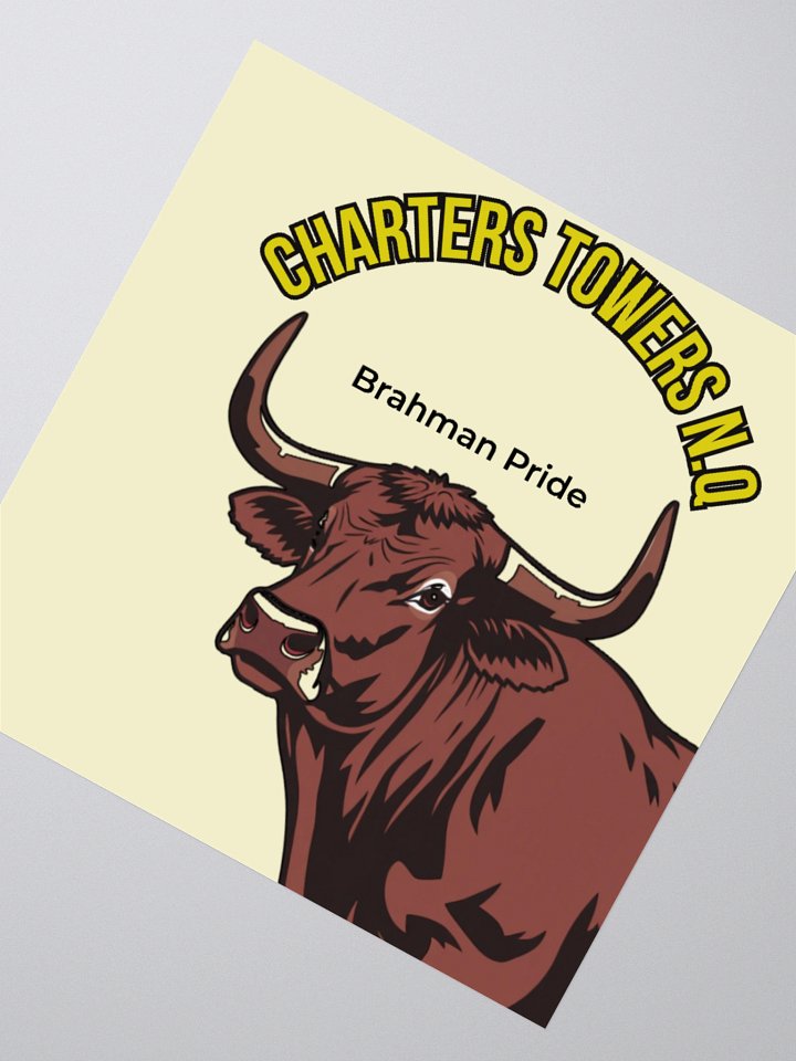 Kratzy76au Brahman Pride Kiss Cut Stickers product image (4)