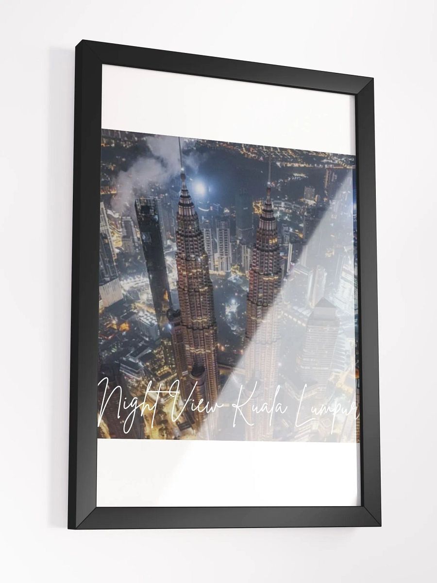 Kuala Lumpur VIew Framed High-Quality Matte Poster (in) product image (3)