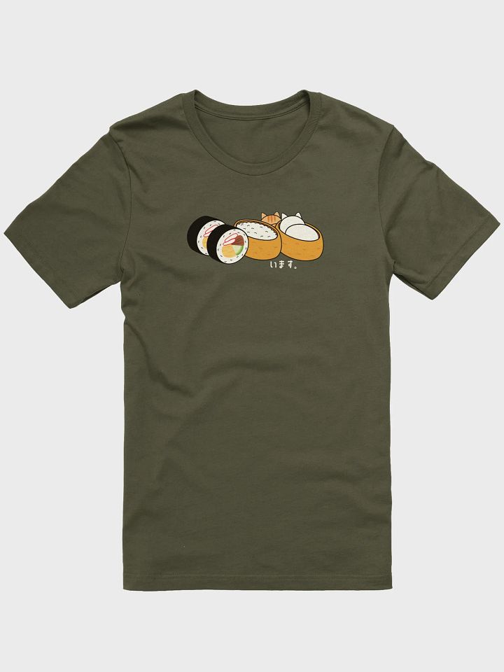 Inari Sushi and Futomaki Cat T-shirt product image (5)