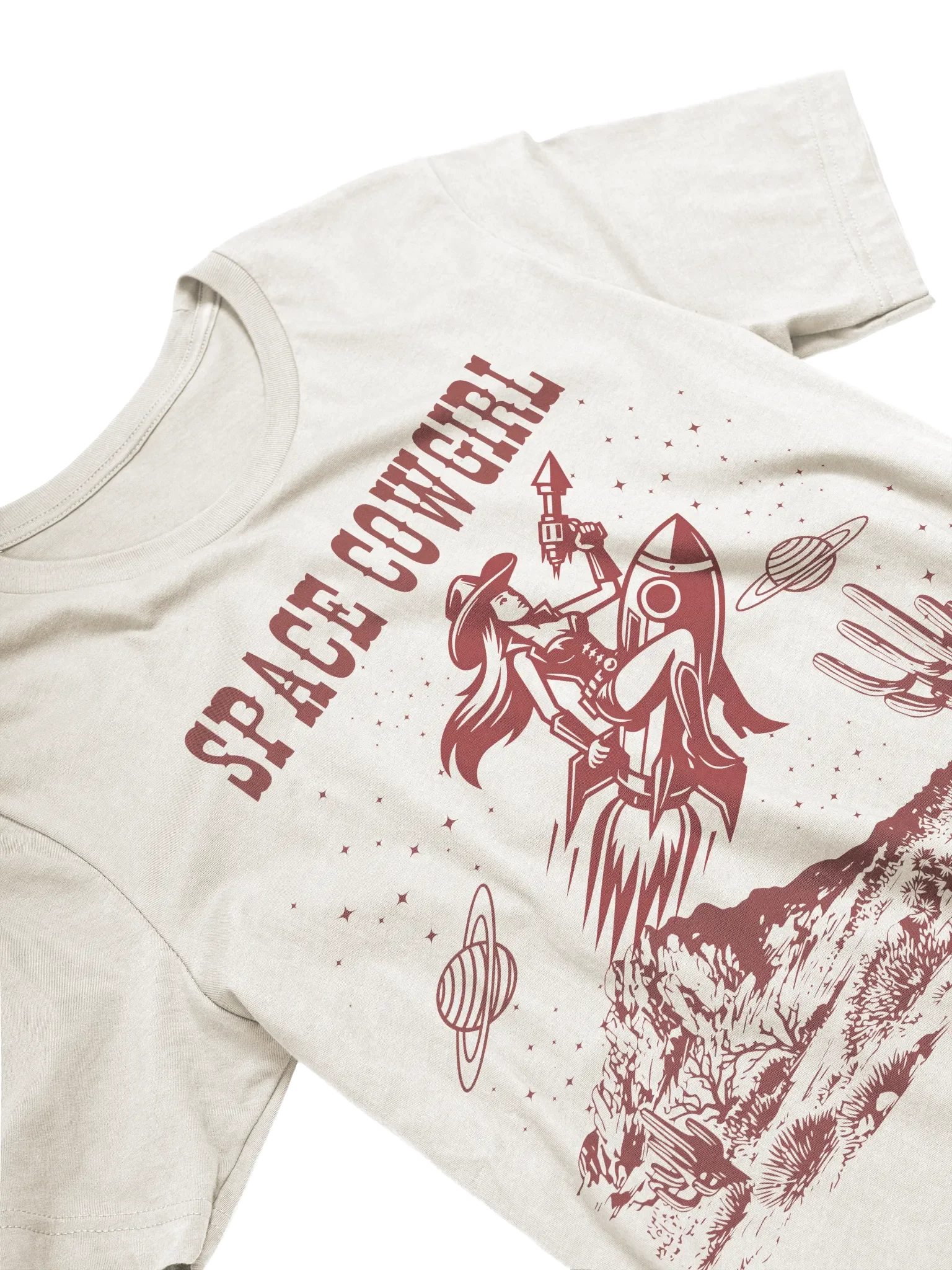 Space Cowgirl Adventure Signature Unisex T-Shirt product image (3)