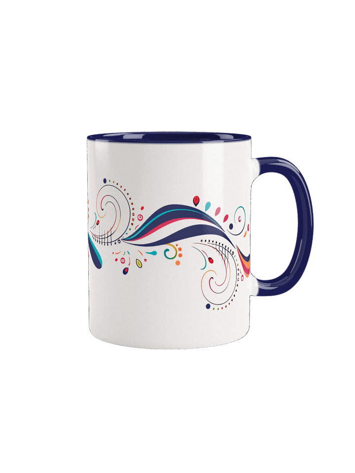 Swirling Colors Ceramic Mug product image (2)