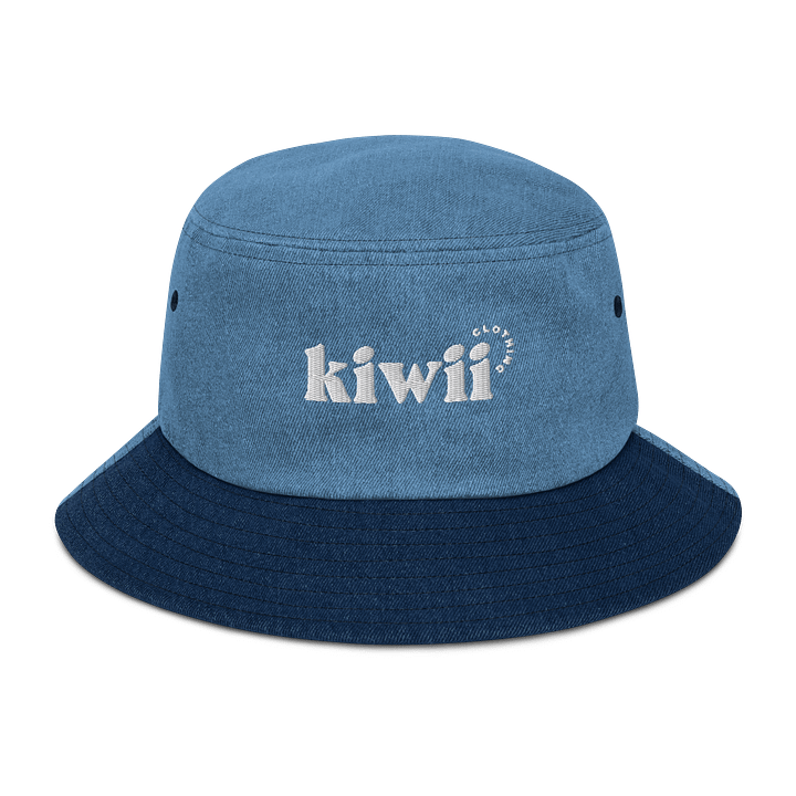 Kiwii Circle Denim Bucket Hat product image (1)