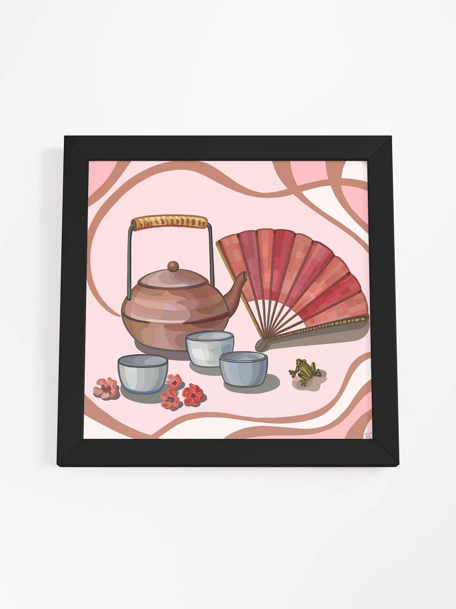 Tranquil Teatime Framed Poster - Coffee Shop No. 8 product image (55)