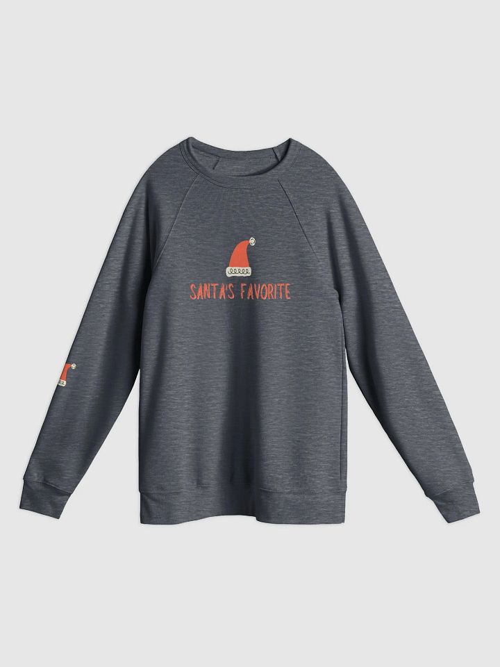 Santa's Favorite Raglan Sweatshirt product image (1)