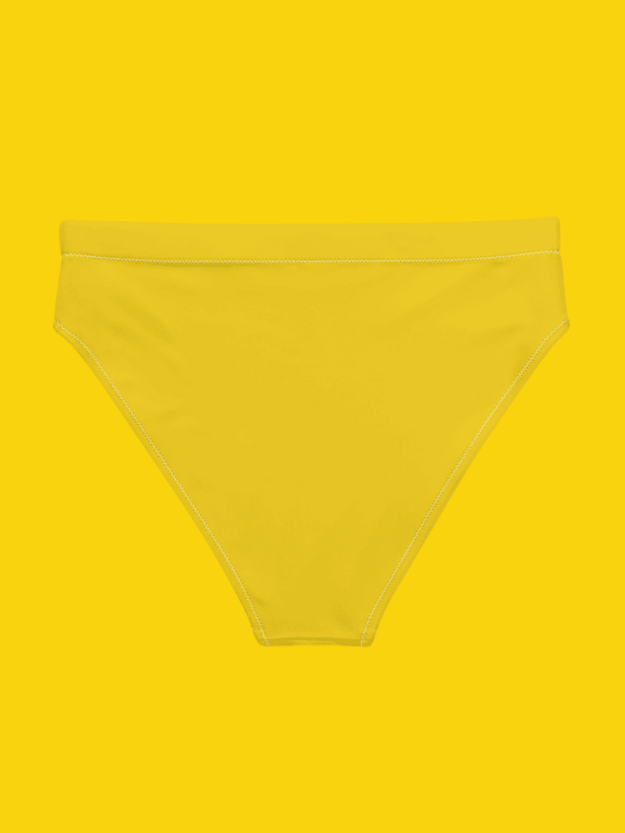 All-Over Print Recycled High Waisted Bikini Bottom | WIL Style product image (6)