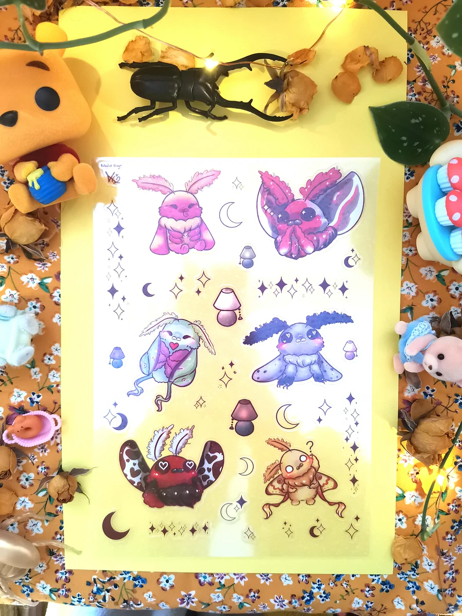 Moth Sticker Sheet! product image (3)