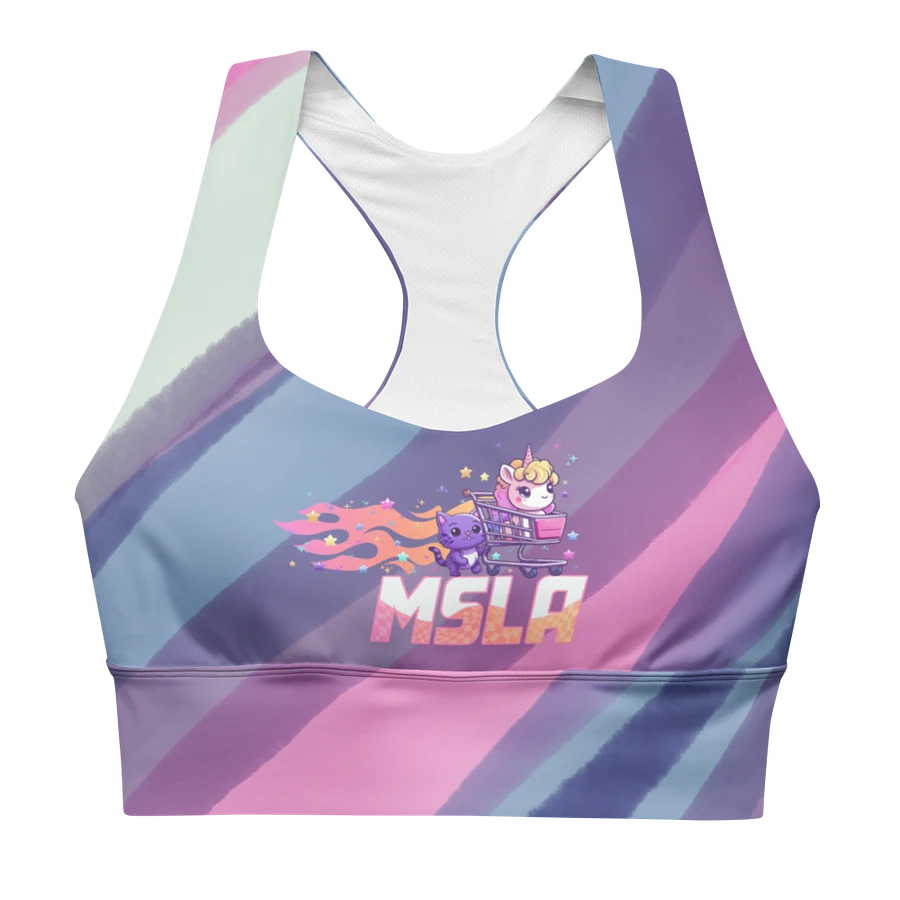 MSLA Sparkles Amigos - Longline Sports Bra product image (1)