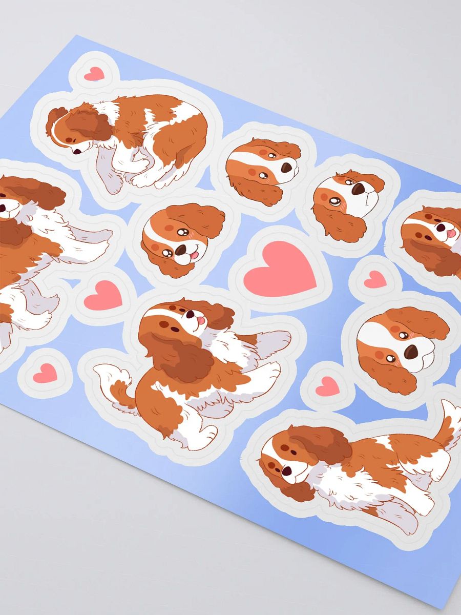 Cavalier King Charles Spaniel Cute Sticker Pack product image (4)