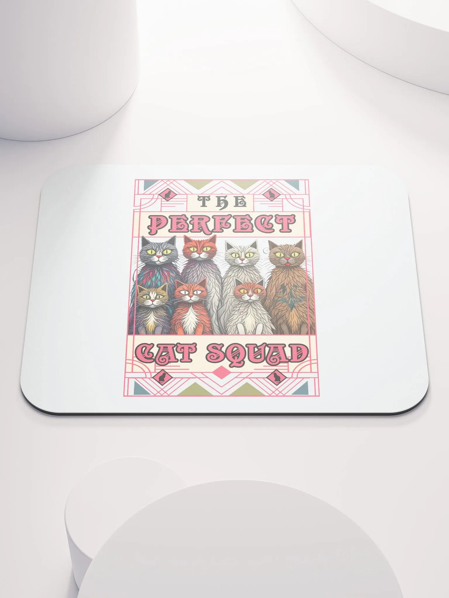 The Perfect Cat Squad Feline Fantasia Mouse Pad product image (1)