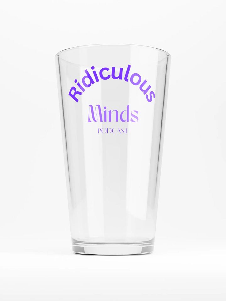 Ridiculous Minds Pint Glass product image (1)