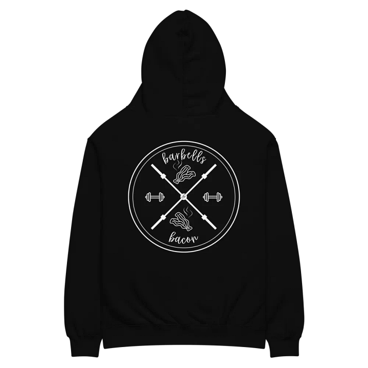 Barbells & Bacon X Emblem Unisex Hoodie product image (2)