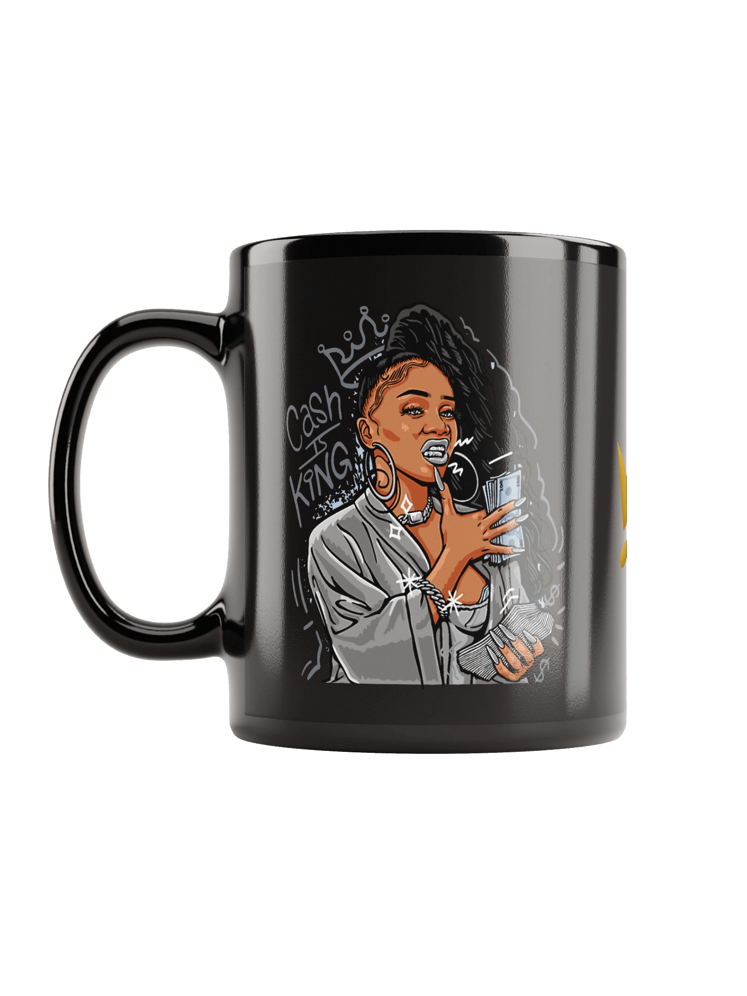 Royal Crown Black Mug product image (6)