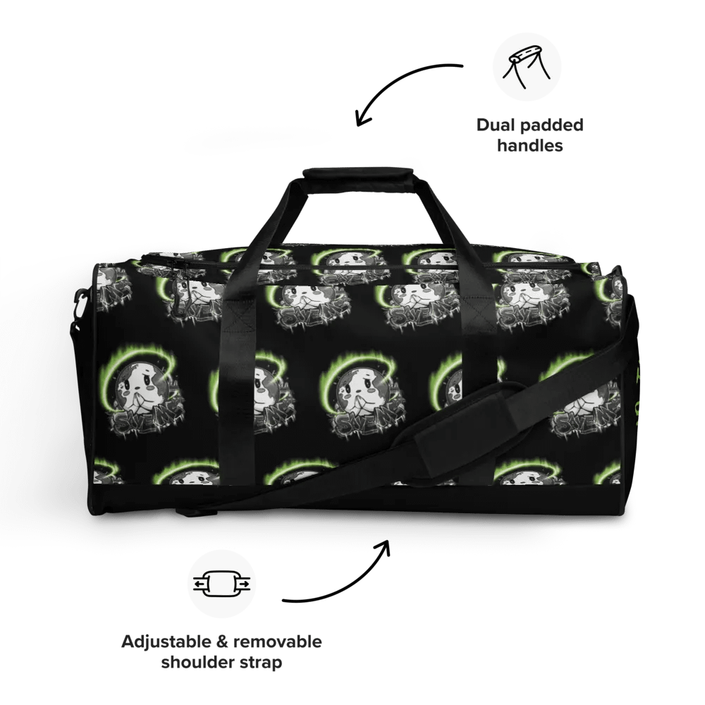 Save Me: A Plea from Planet Earth Black Duffle Bag 🌍 product image (4)