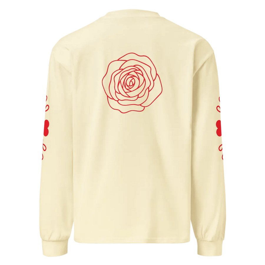 Lingling Kwong Valentine Unisex Premium Heavy Weight Long Sleeve Shirt. product image (3)