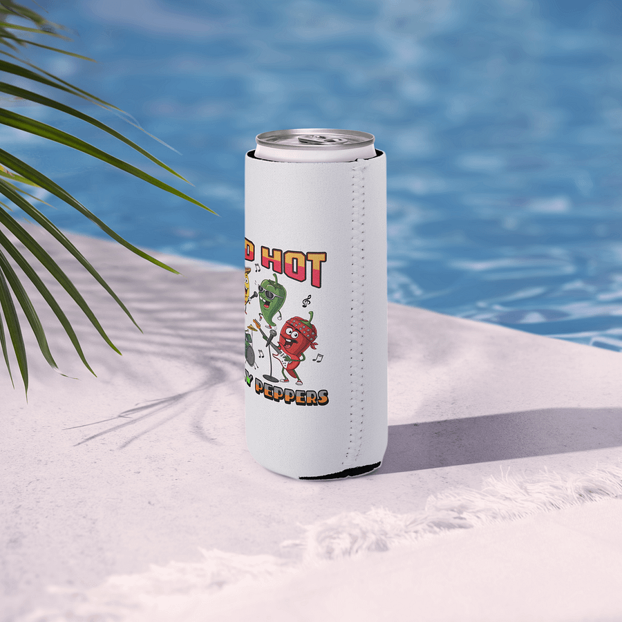 Red Hot Silly Peppers Sizzling Band Can Cooler product image (6)