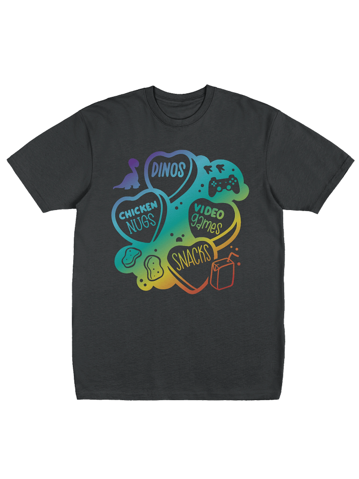 Dinos, Nugs, Games & Snacks Tee product image (1)
