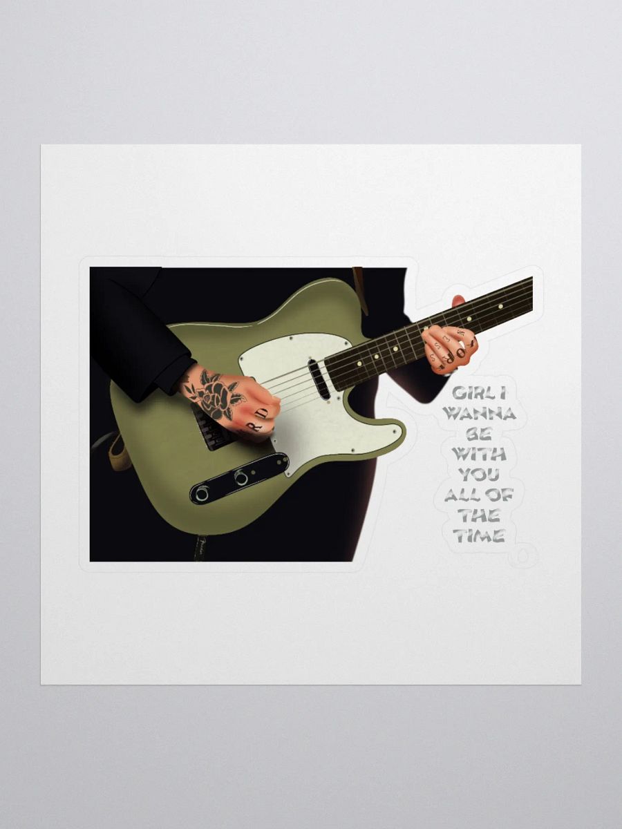 julien baker - all day and all of the night drawing - die cut sticker product image (1)
