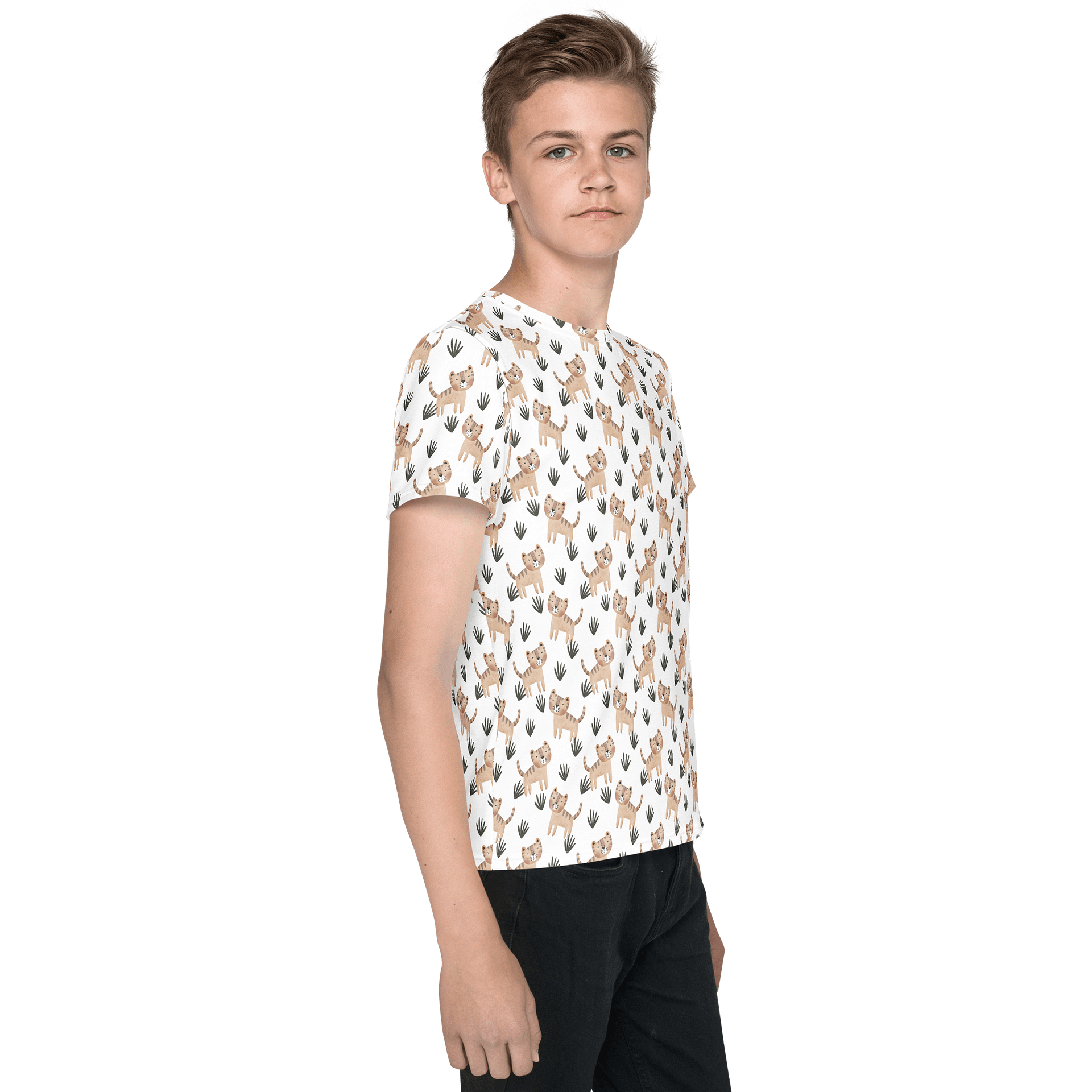 My little Cat | Unisex Youth Crew Neck T-Shirt product image (7)