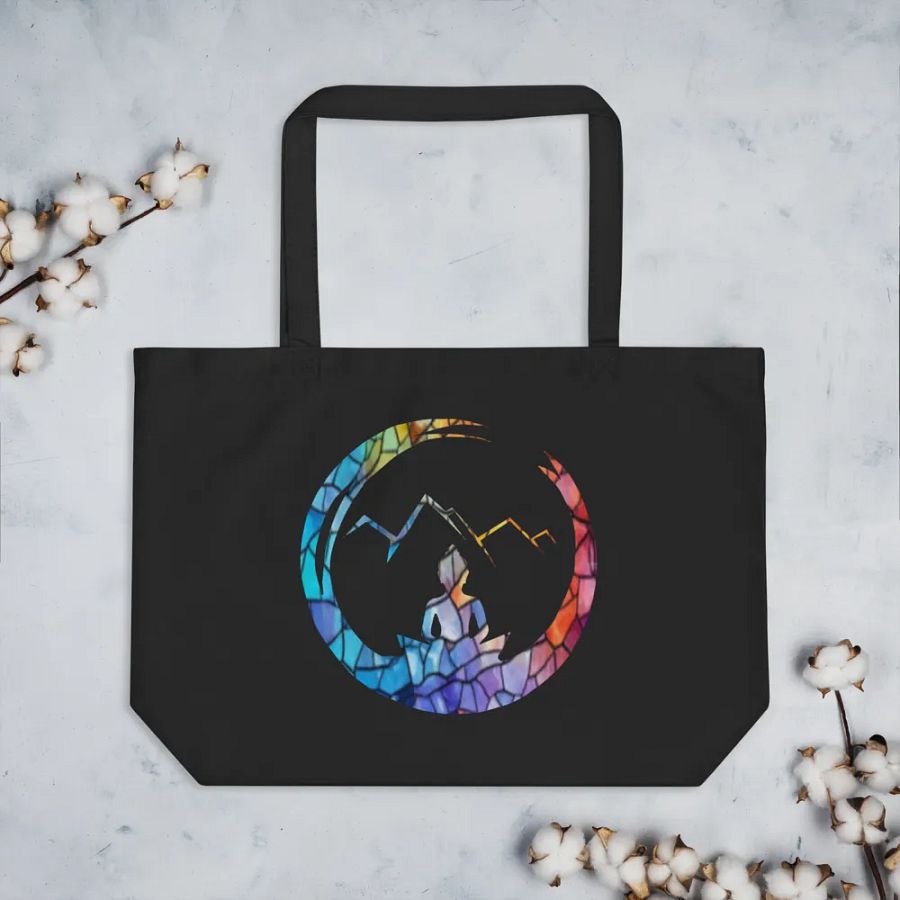 Stained Glass R&W Logo-Econscious Organic Cotton Tote by Econscious product image (3)