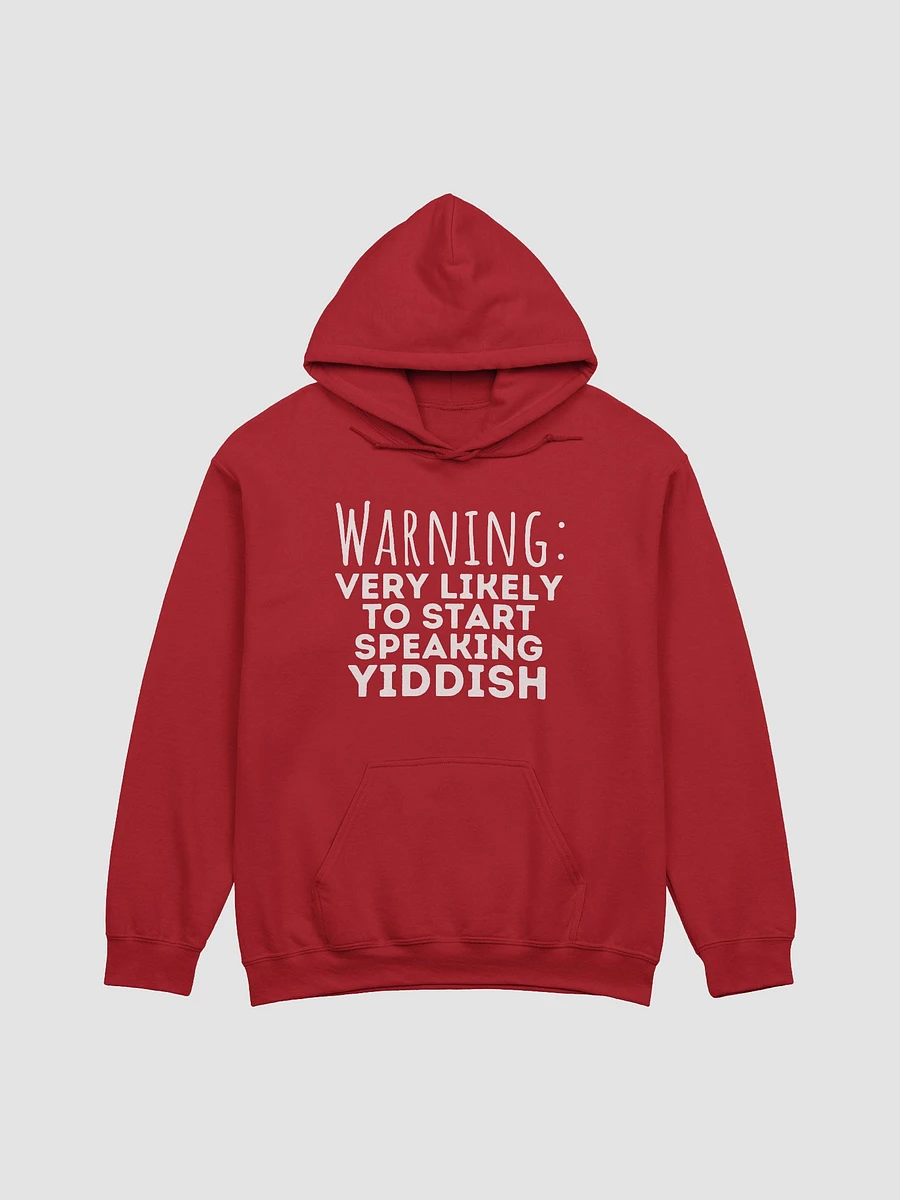 Speaking Yiddish Warning Hoodie product image (3)