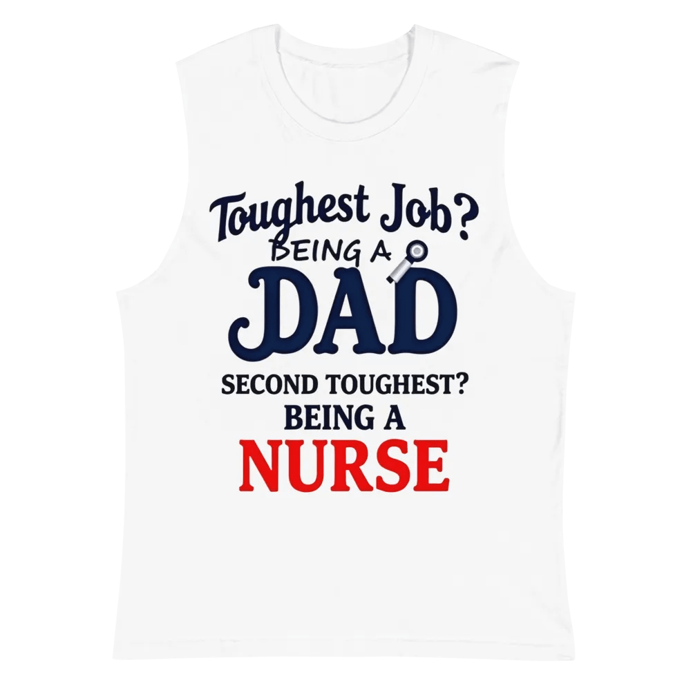 Dad: Toughest Job Muscle Tank product image (2)