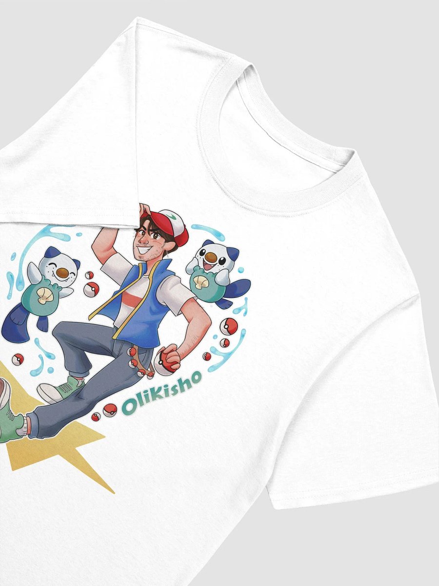 olikisho - Unisex Large Logo Tshirt (White) product image (3)