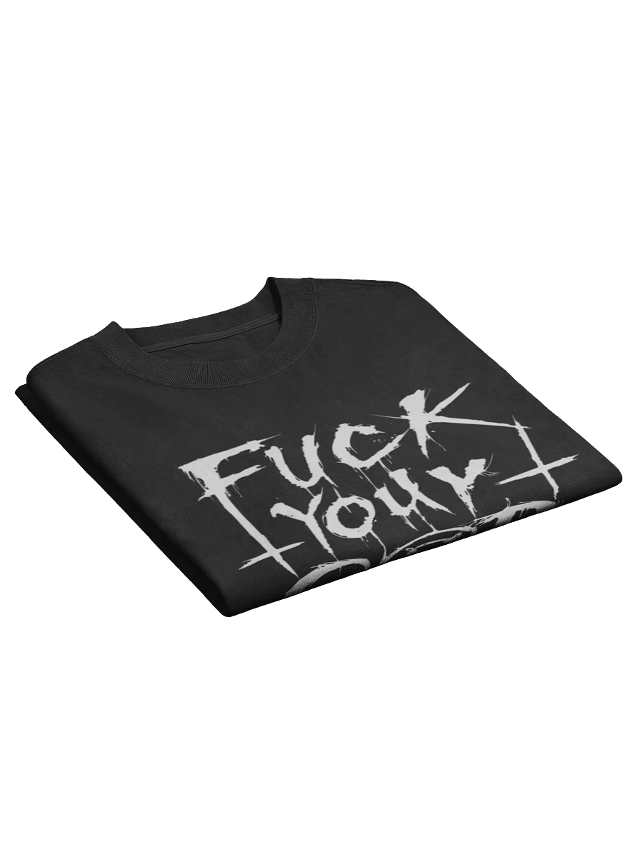 Fuck Your God Faded Oversized T-Shirt product image (3)