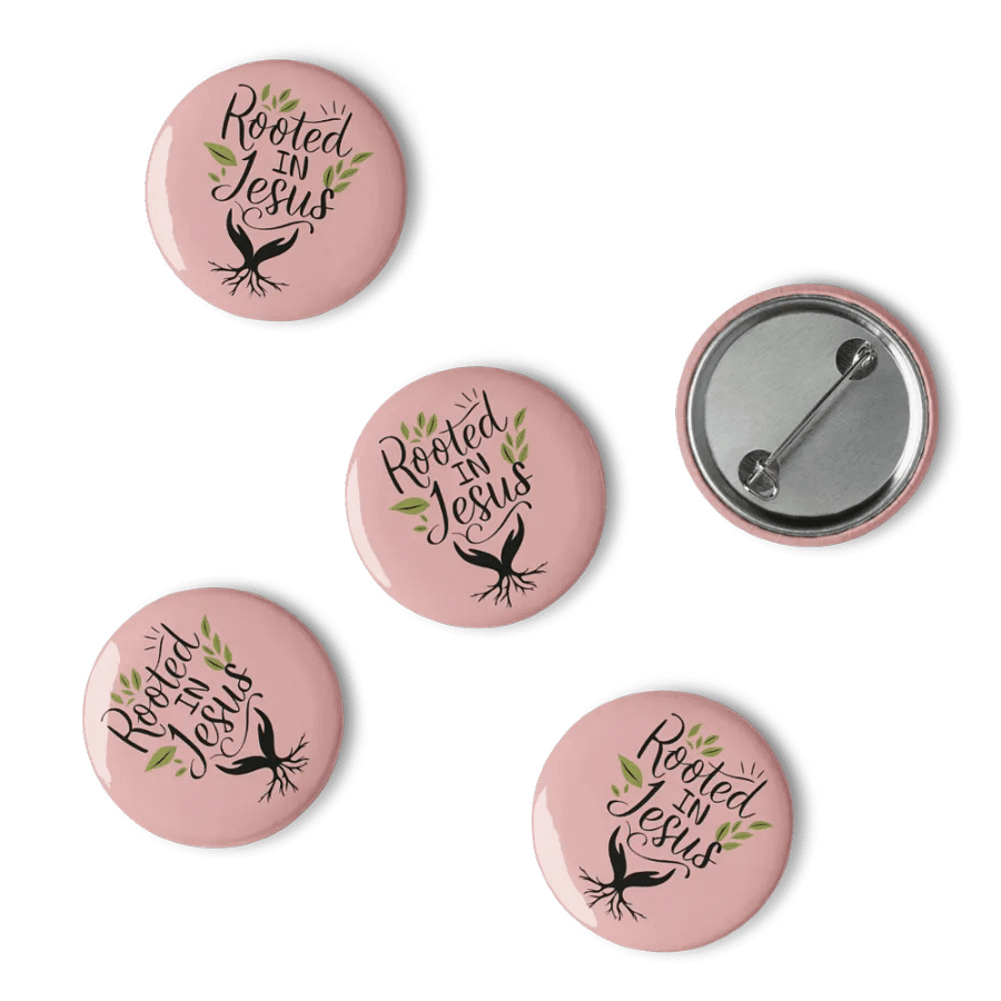 Rooted In Jesus Inspirational Pins product image (5)