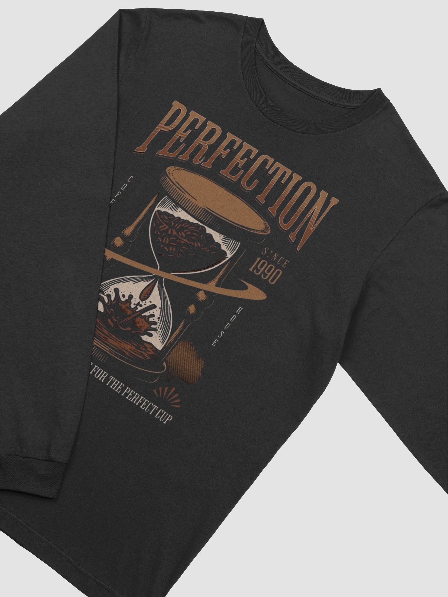 Perfection in Every Second Coffee Hourglass Long Sleeve T-Shirt product image (2)