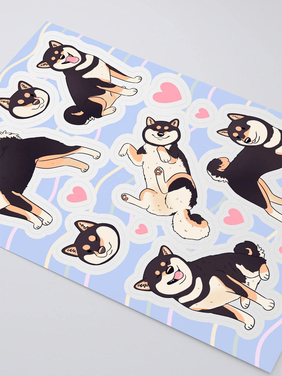 Shiba Inu Playful Poses Sticker Sheet product image (3)