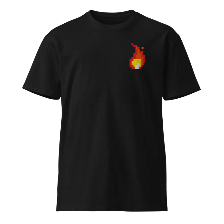 Phlare Flame Embroidered T-Shirt product image (1)
