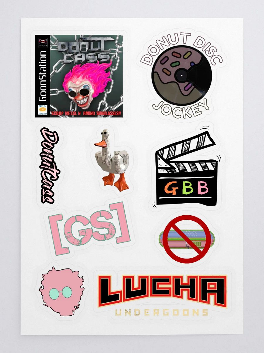 DonutCass Sticker Sheet product image (3)