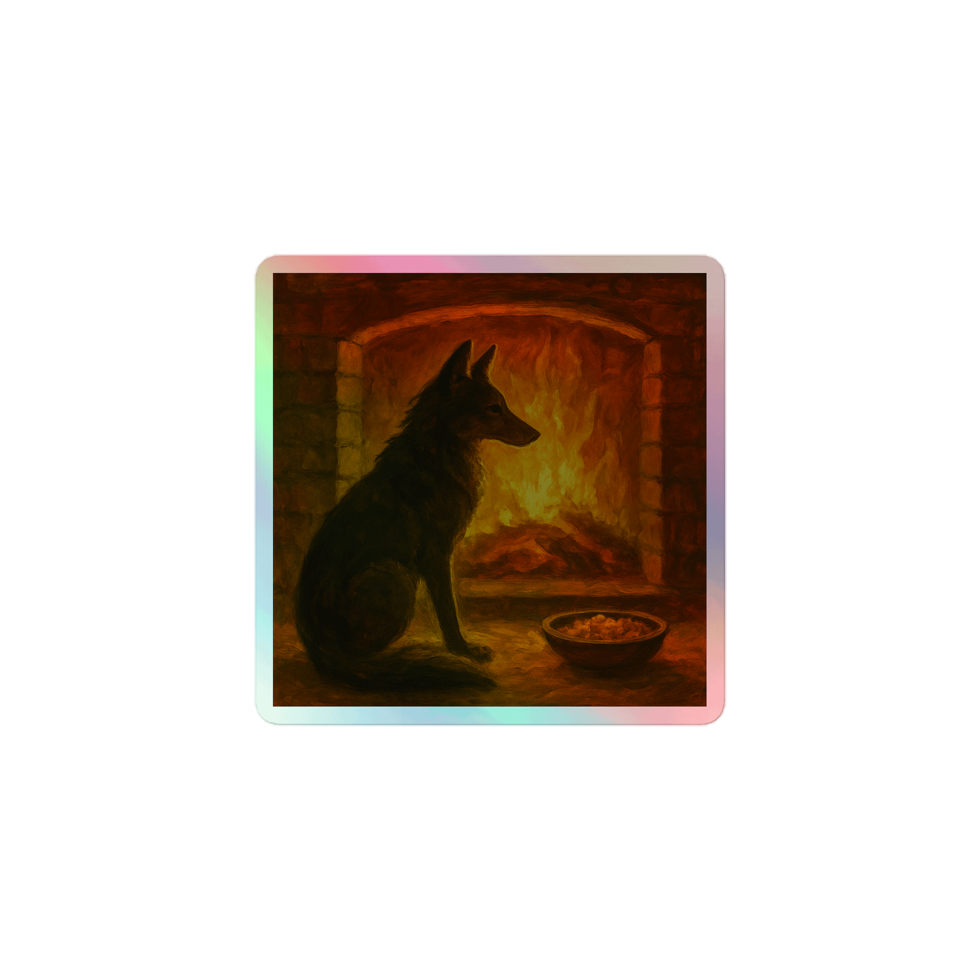 Track 12 – Querido Coyote | Holographic Sticker product image (1)