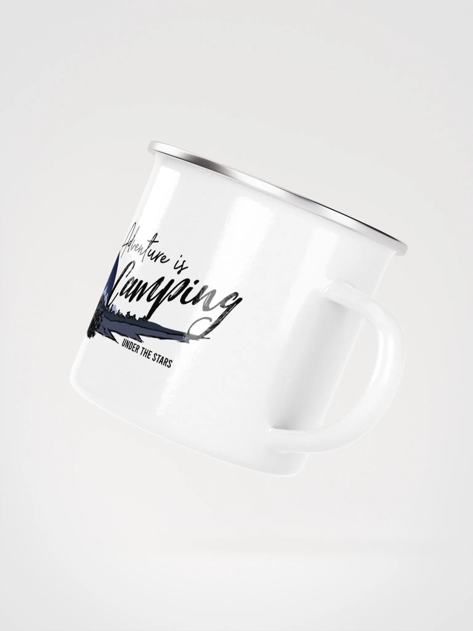 Enamel Mug - Adventure is Camping product image (3)